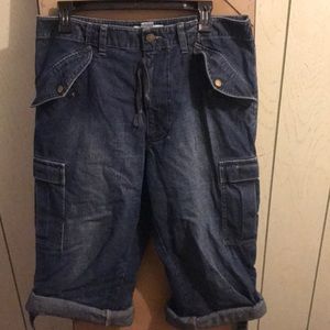 Armani exchange convertible cargo pants/ shorts